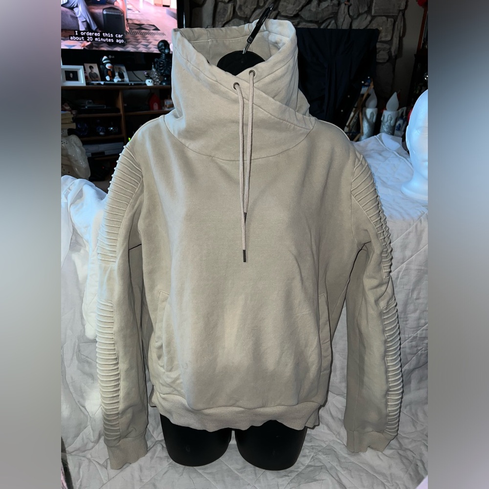 Nana Judy Adeline Funnel Neck Cropped Sweatshirt